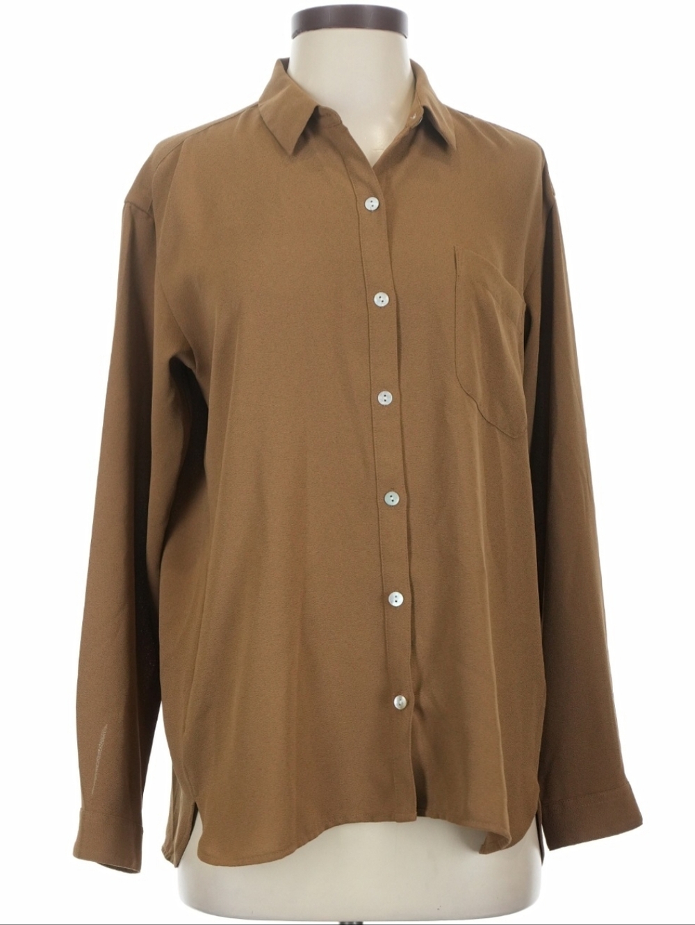 J. Jill Crepe Button Down Shirt Size XL